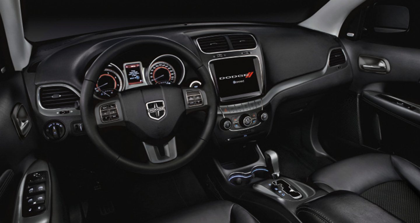2018 Dodge Journey Front Driving Navigation Interior